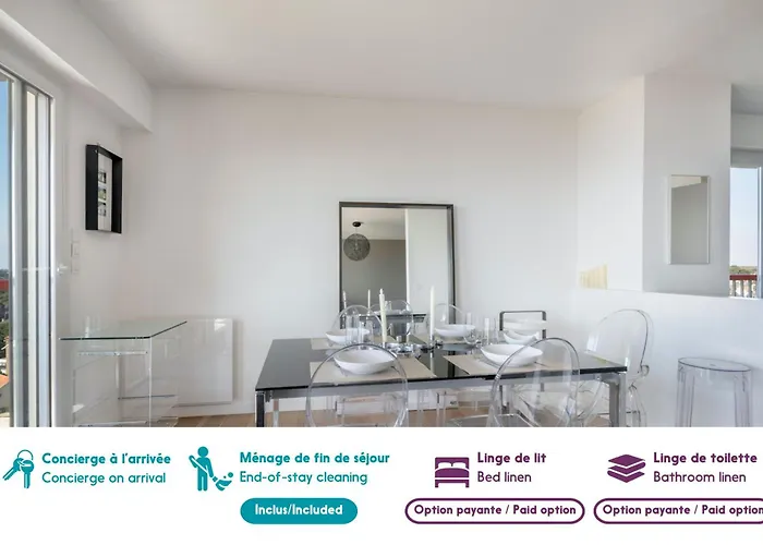 350m Plage, Vue Incroyable Sur La Baie De La Baule Apartmán Pornichet